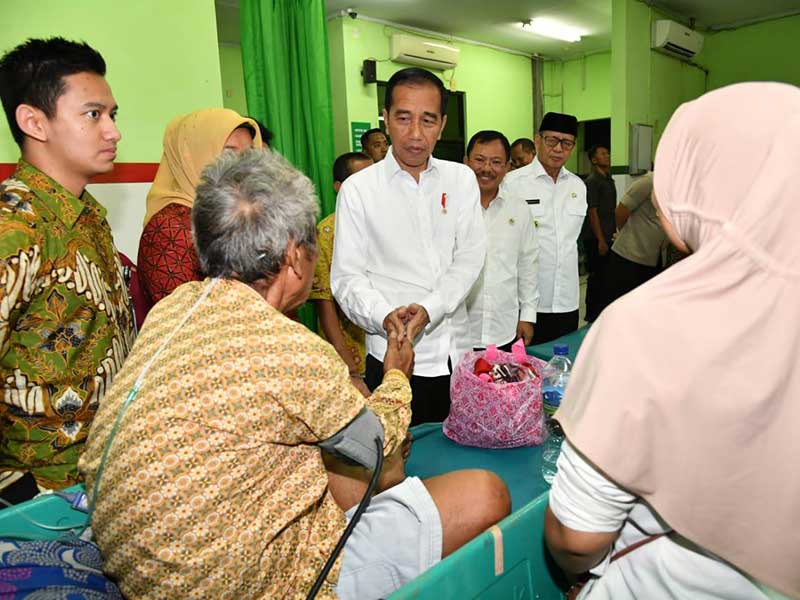Jokowi Sidak RSUD Cilegon