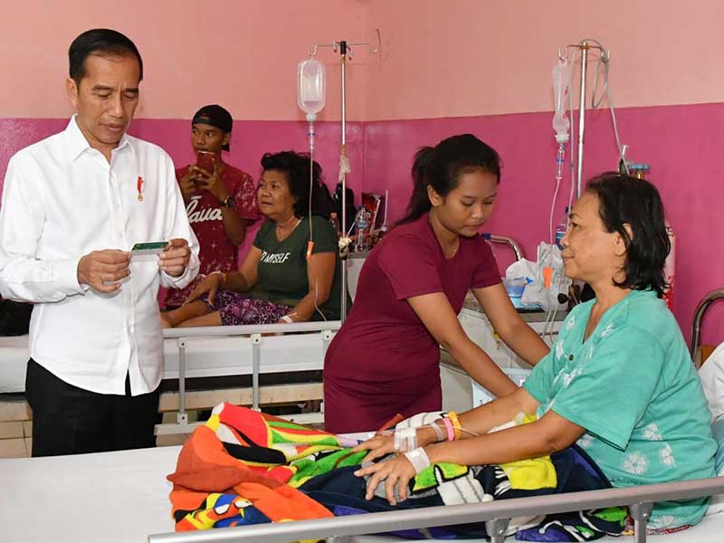 Jokowi Sidak RSUD Cilegon