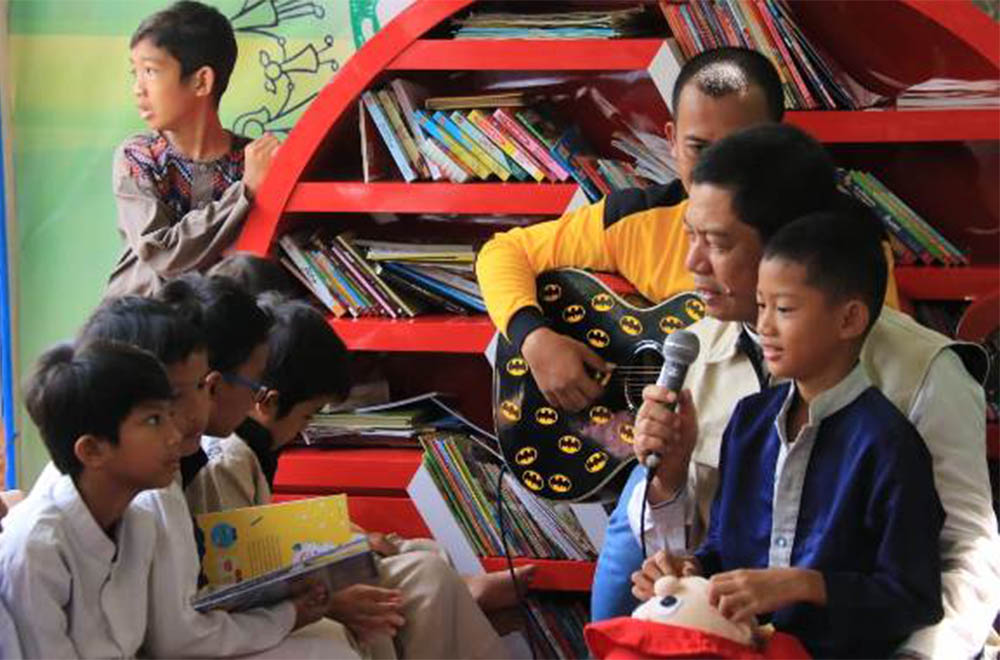 Peresmian Taman Bacaan Masyarakat di Kebon Jeruk