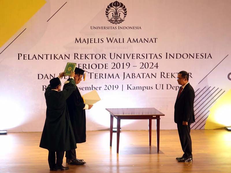 Prof. Ari Dapat Mengangkat UI Sebagai Universitas Berkelas Dunia