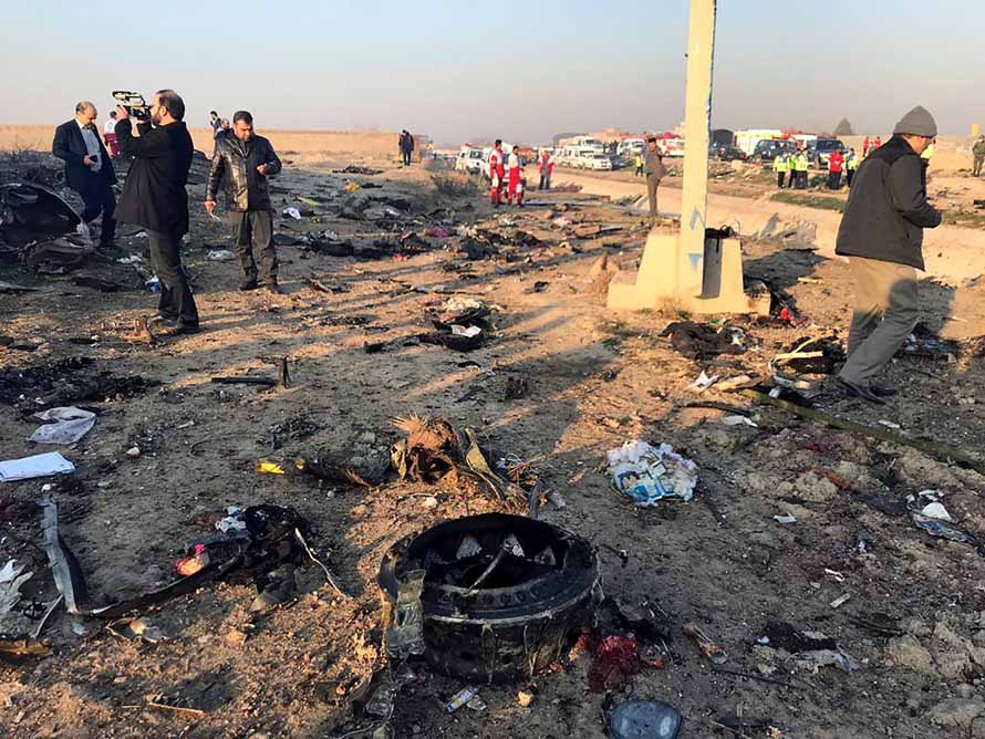  Pesawat Ukraina Jatuh di Iran  