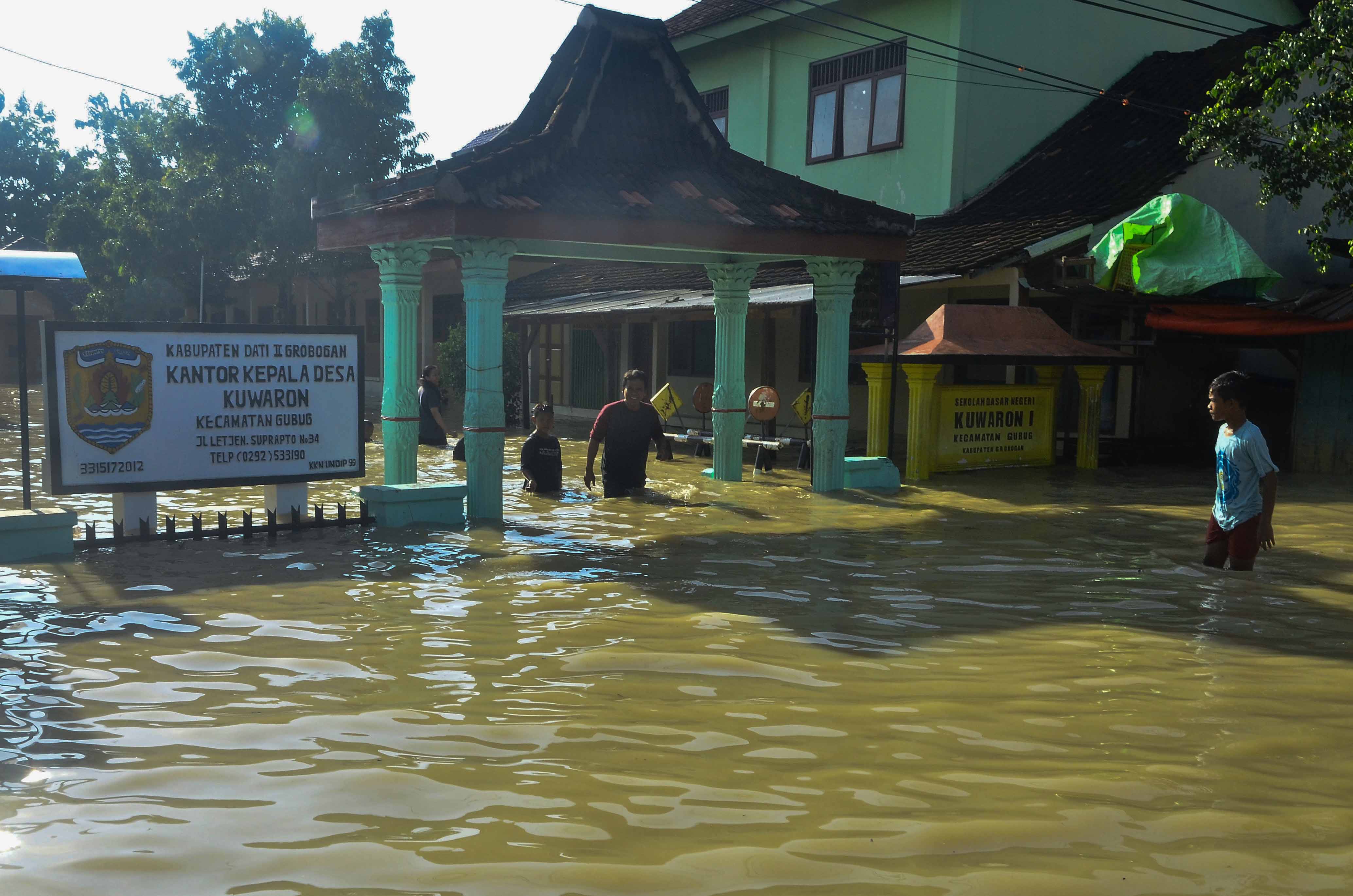 Banjir di Grobogan Akibat Intensitas Hujan Tinggi