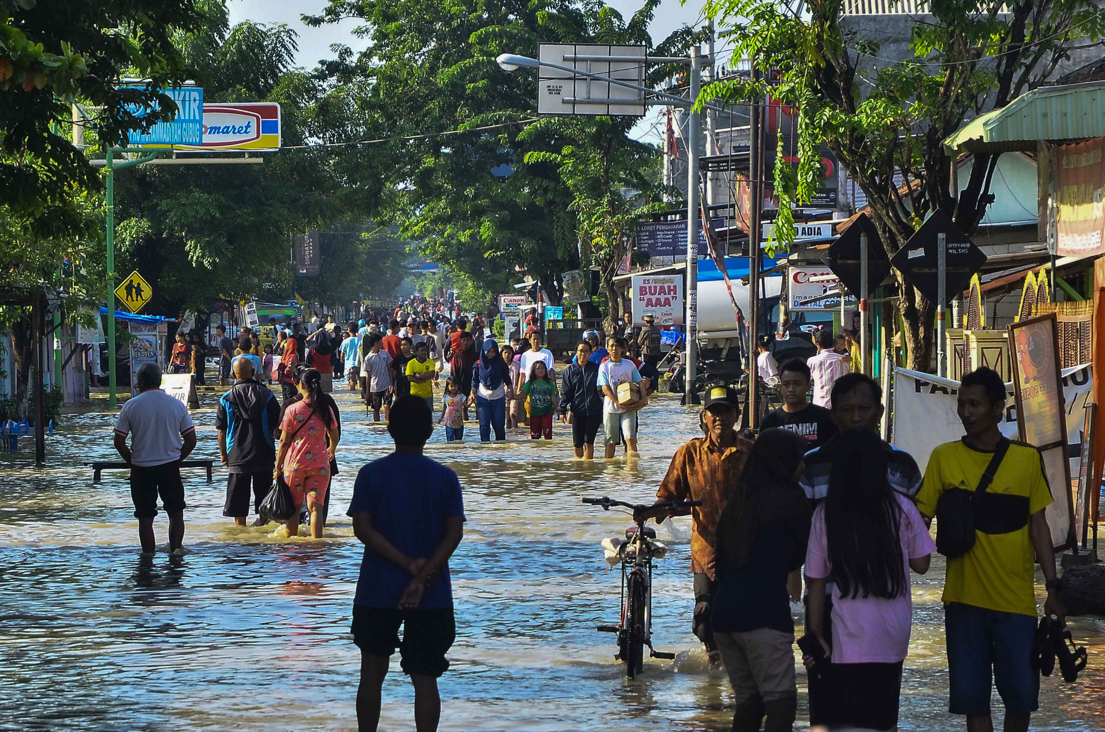 Banjir di Grobogan Akibat Intensitas Hujan Tinggi