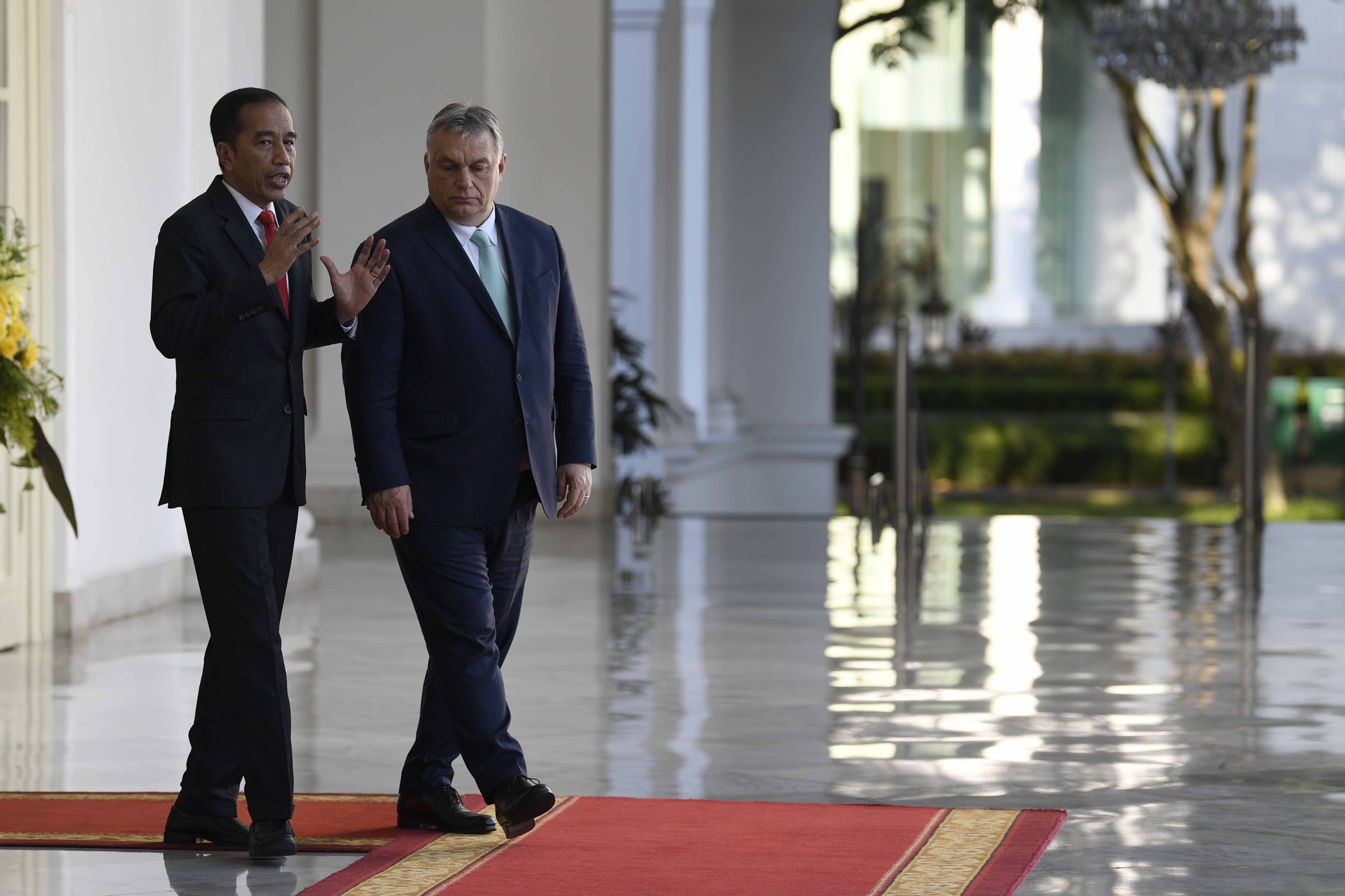 Presiden Jokowi Menerima Kunjungan PM Hongaria