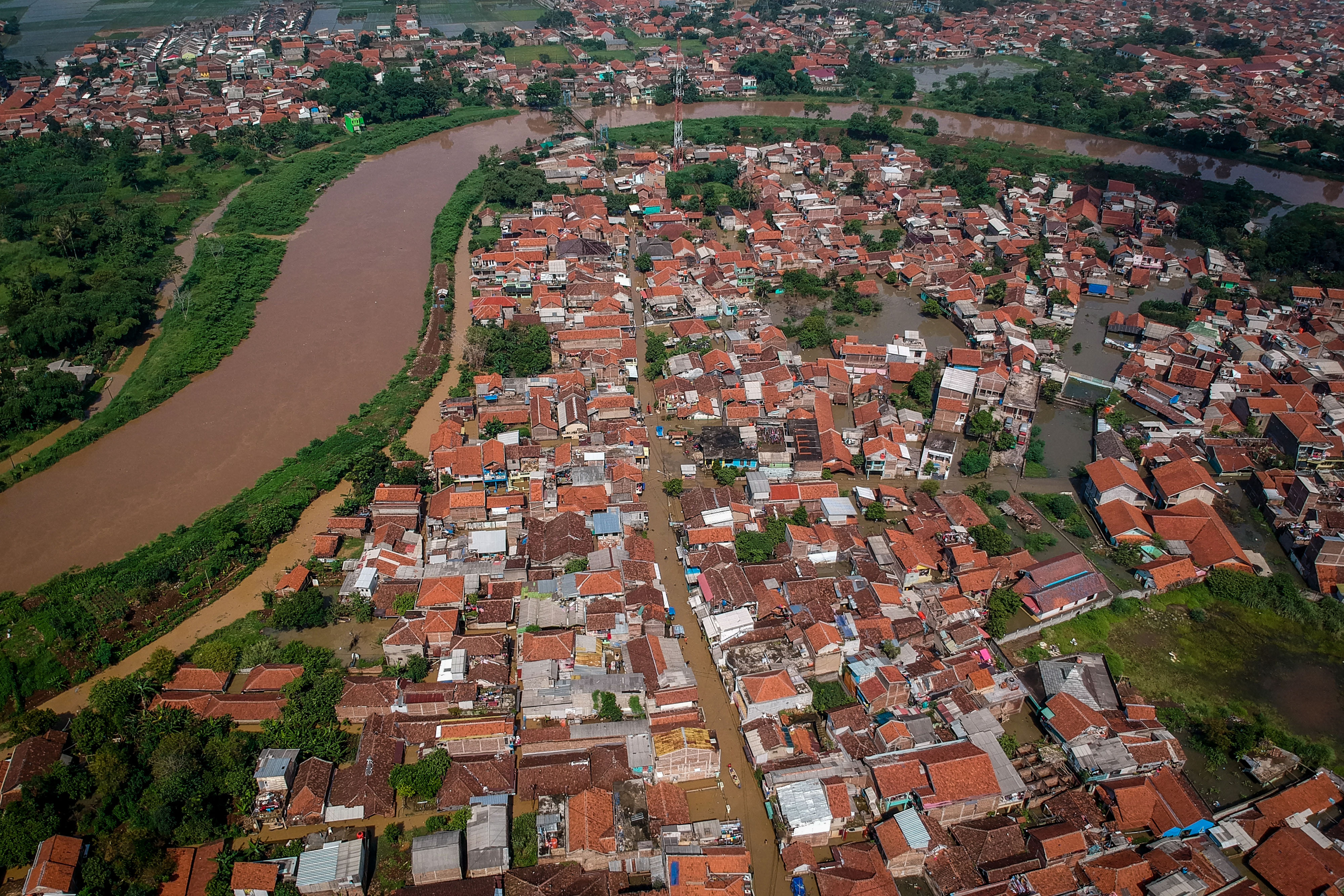 Banjir Genangi Kabupaten Bandung