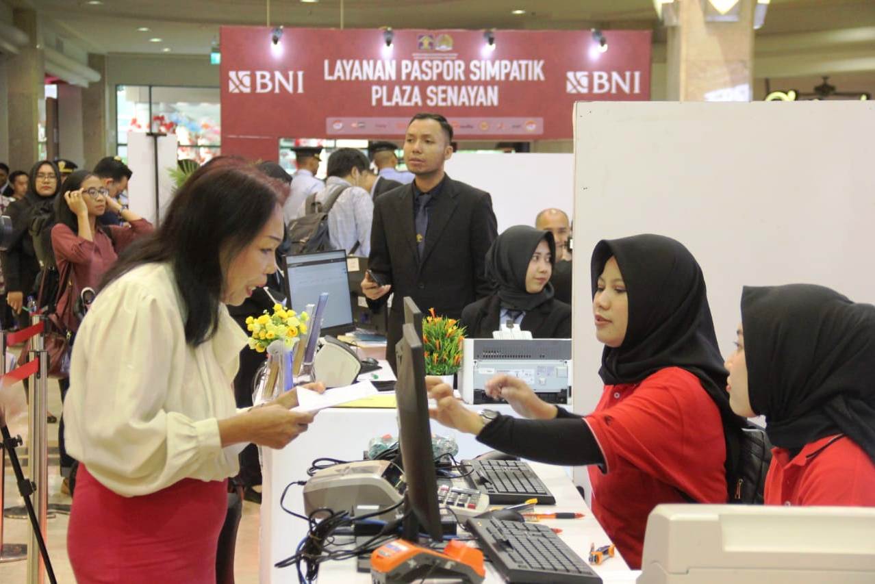 Ditjen Imigrasi dan BNI Gelar Layanan Paspor Simpatik di Jakarta