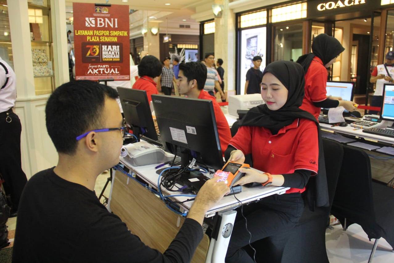 Ditjen Imigrasi dan BNI Gelar Layanan Paspor Simpatik di Jakarta