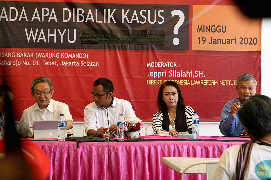 Diskusi Bedah Kasus Komisioner KPU Wahyu Setiawan