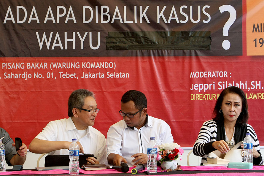 Diskusi Bedah Kasus Komisioner KPU Wahyu Setiawan