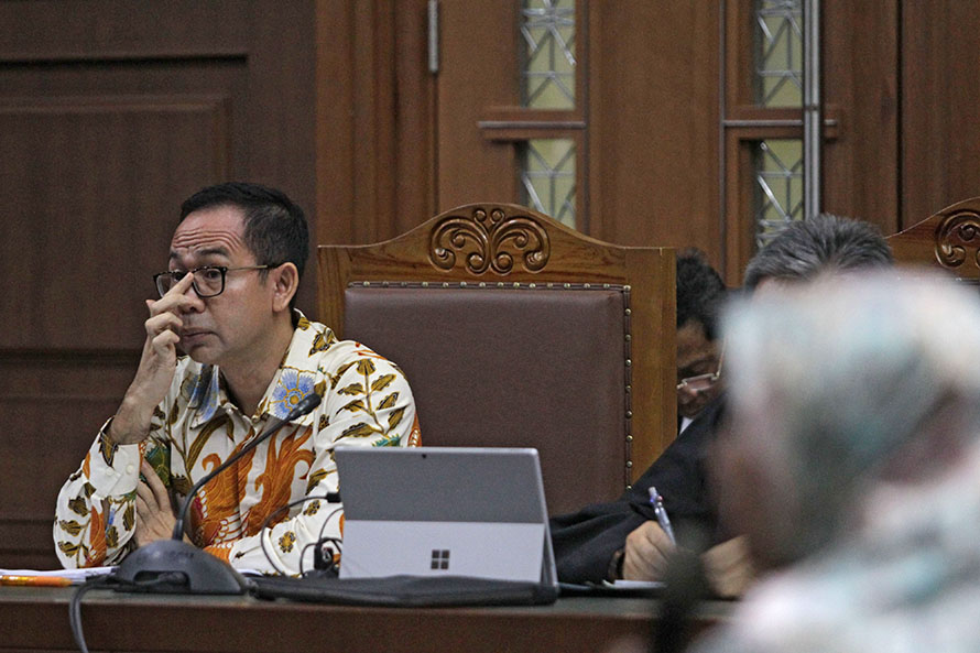 Sidang Tipikor Tubagus Chaeri Wardana