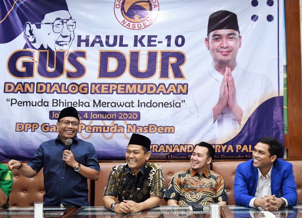 Garda Pemuda NasDem Gelar Diskusi Haul Gus Dur 