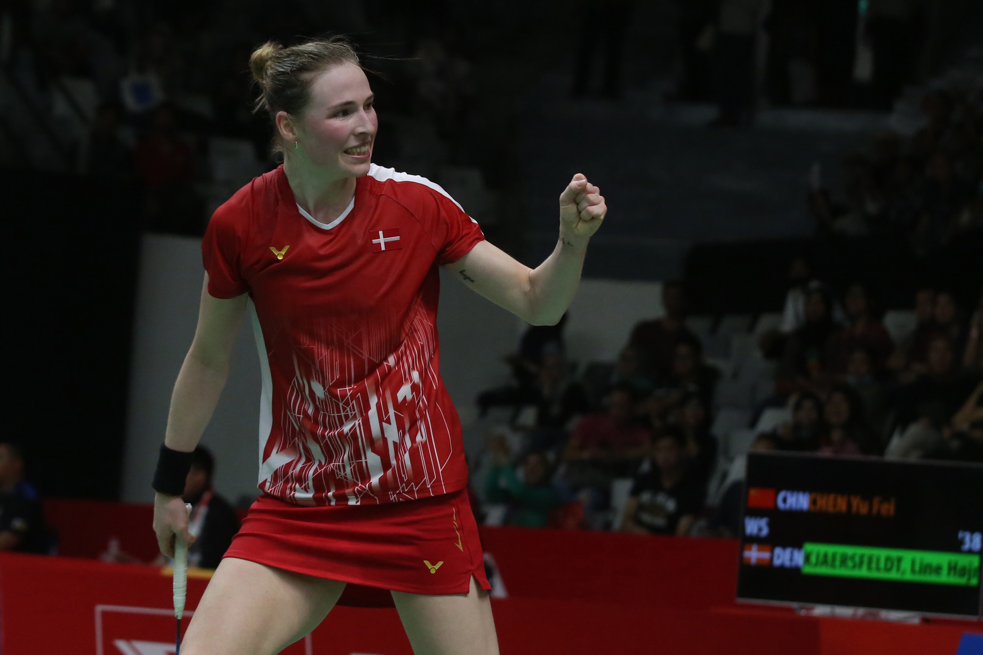 Line Hojmark Kjaersfeldt Kalahkan Unggulan Pertama 