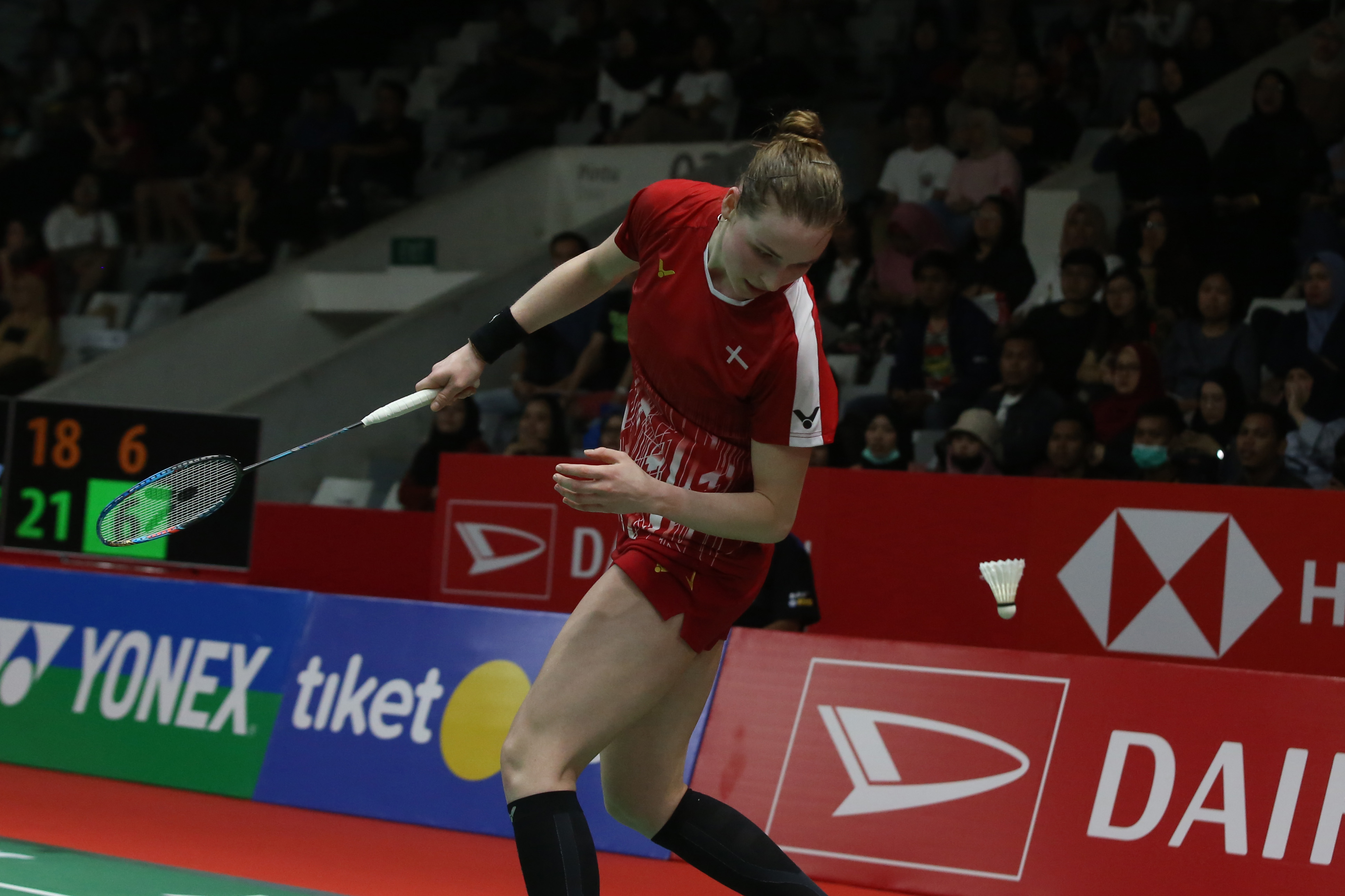 Line Hojmark Kjaersfeldt Kalahkan Unggulan Pertama 