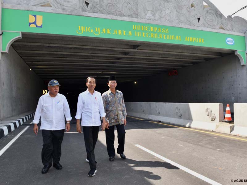 Peresmian Underpass Yogyakarta International Airport 