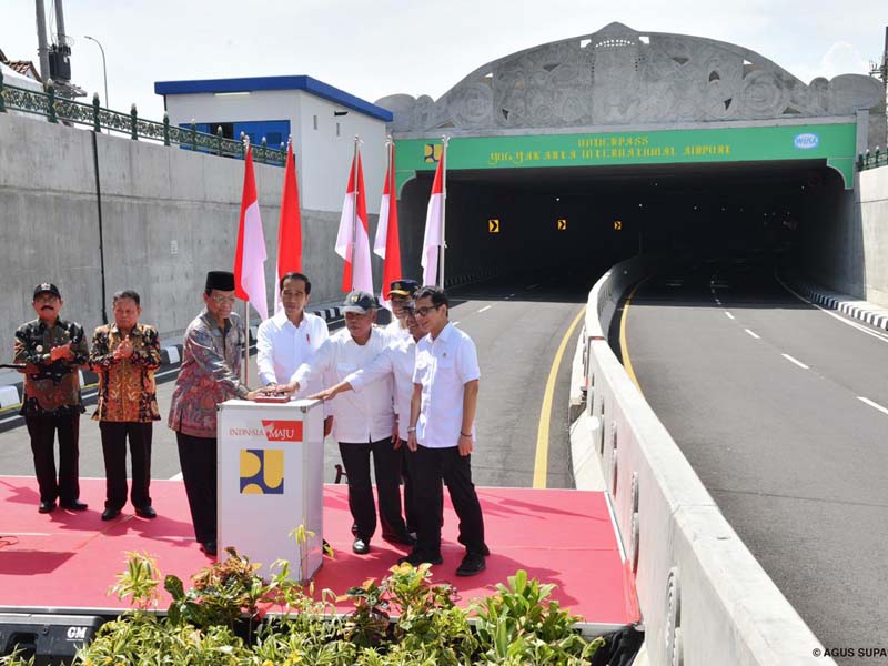 Peresmian Underpass Yogyakarta International Airport 
