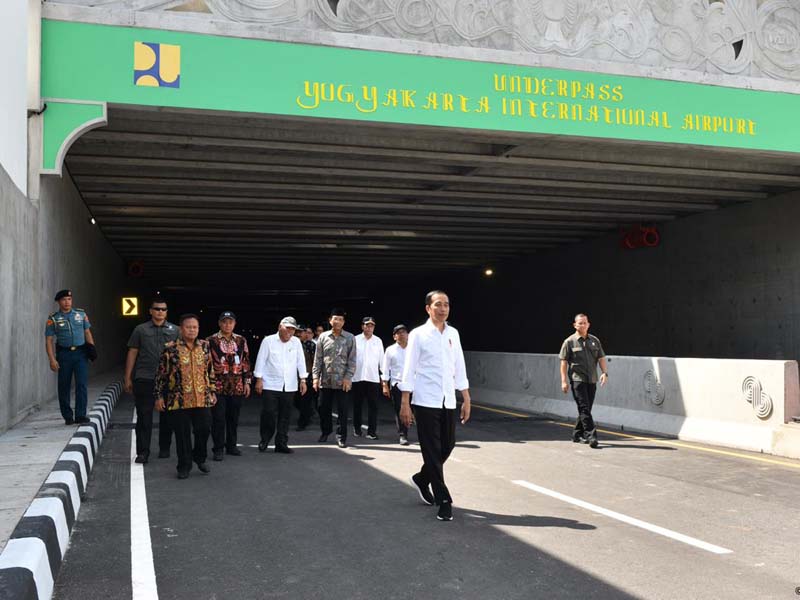 Peresmian Underpass Yogyakarta International Airport 