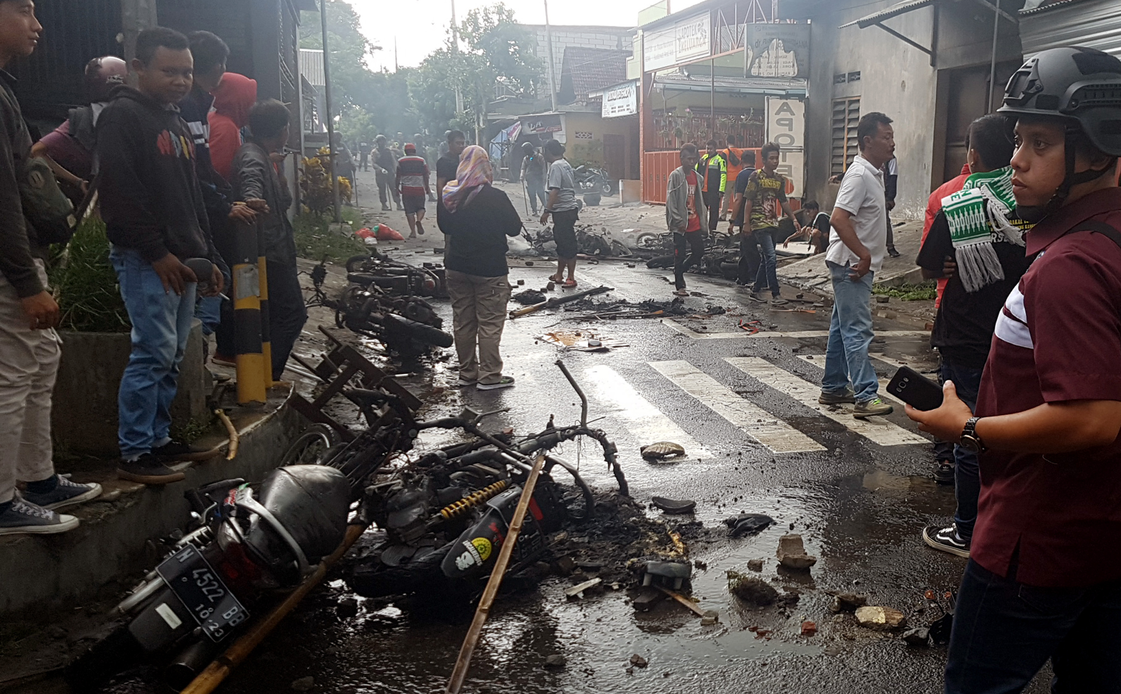 Rusuh Suporter Sepakbola di Blitar