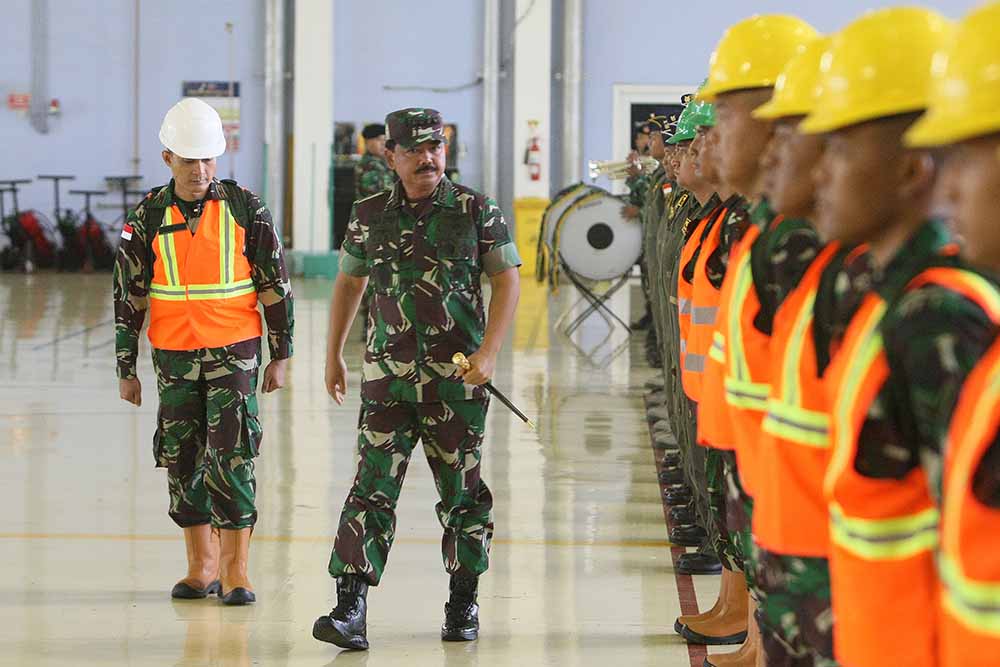 Pelepasan Delegasi Indonesia Satgas Garuda RI