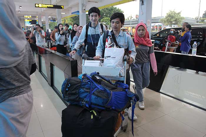 WNI Yang Dikarantina Tiba Di Halim