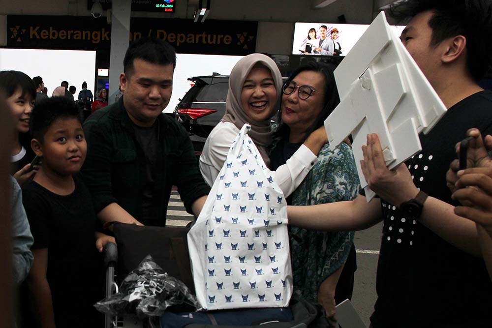 WNI Yang Dikarantina Tiba Di Halim