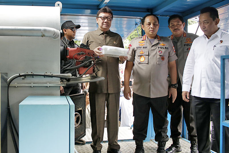 Pemusnahan Ribuan Barang Bukti Narkoba 