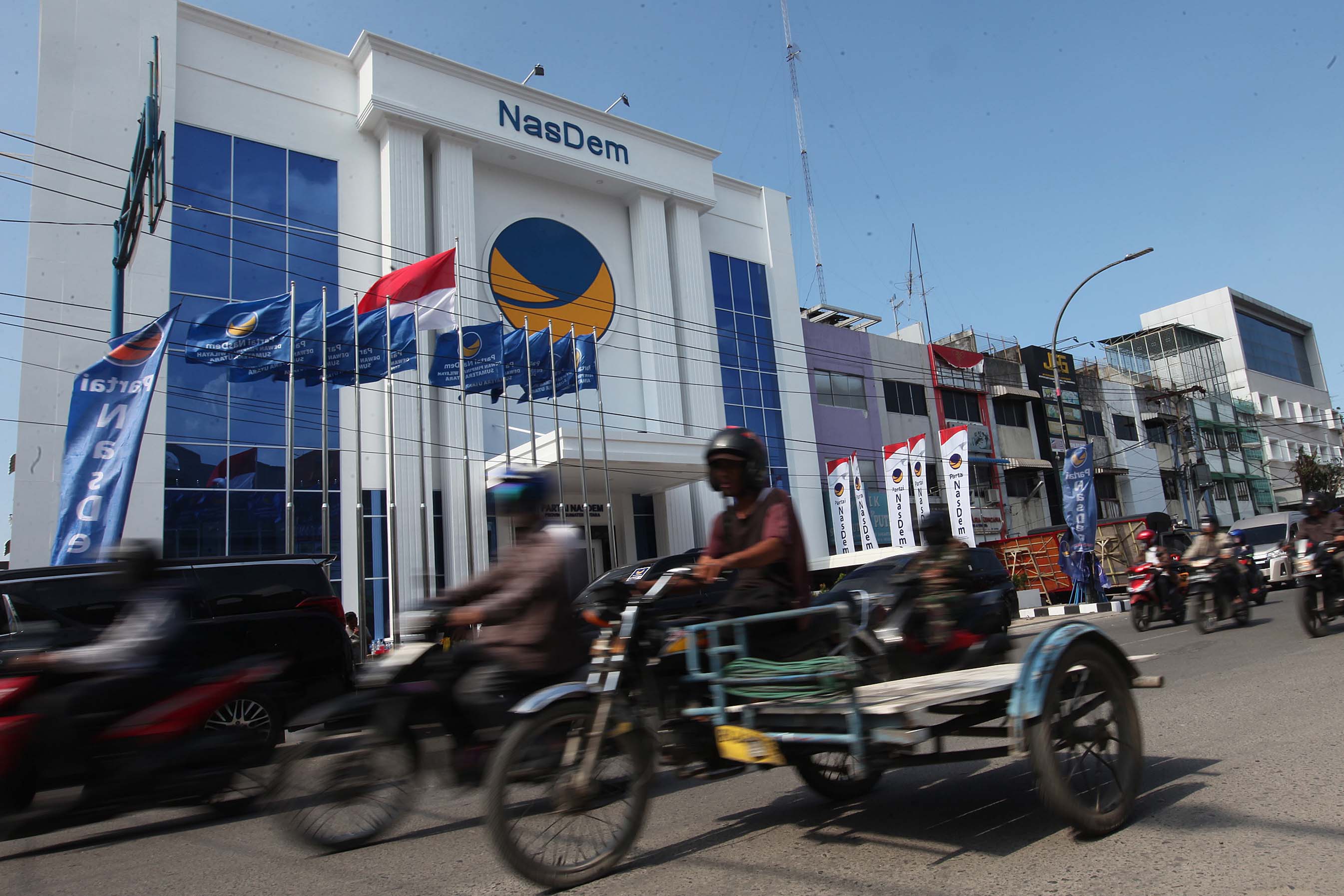 Gedung DPW Partai NasDem Sumut Dilengkapi Kantor Sayap Partai