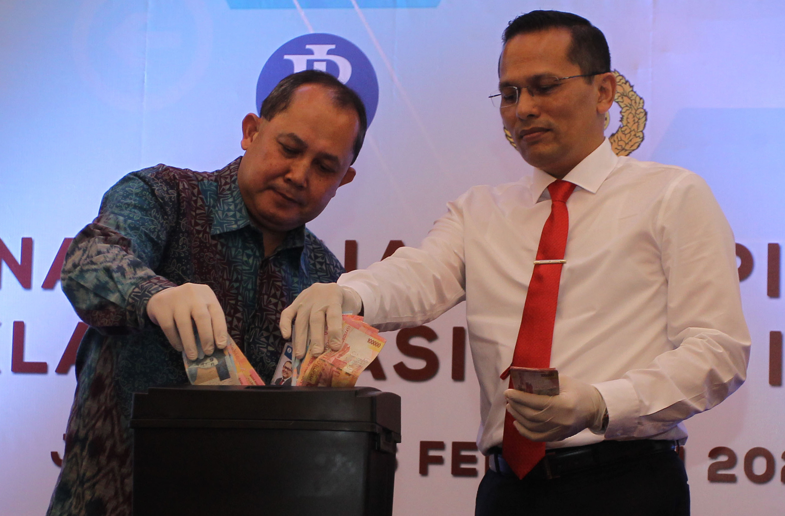 Pemusnahan Uang Palsu