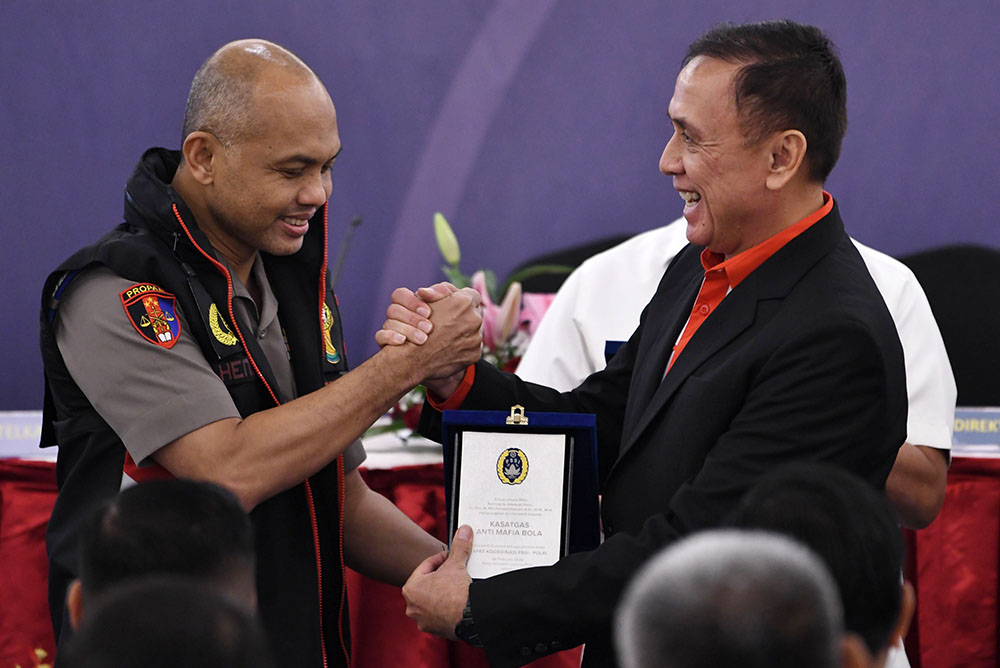 Rakor PSSI Untuk Penguatan Satgas Antimafia Bola