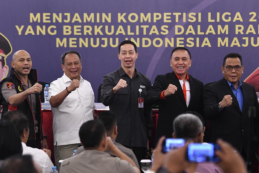 Rakor PSSI Untuk Penguatan Satgas Antimafia Bola