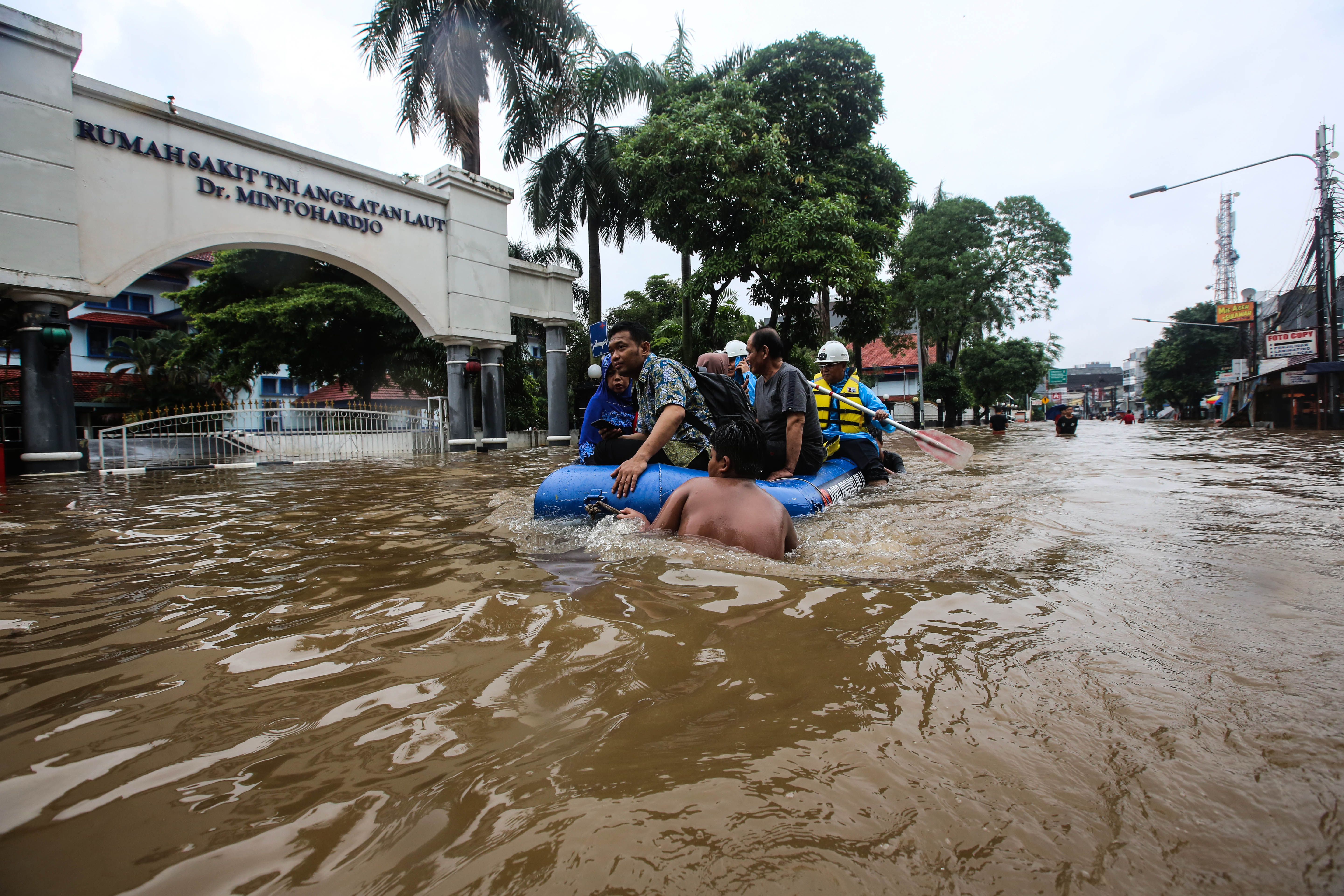 Banjir di Kawasan Benhil