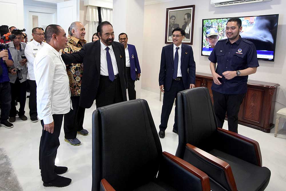 Surya Paloh Meresmikan Gedung DPW Partai NasDem Sumatera Utara