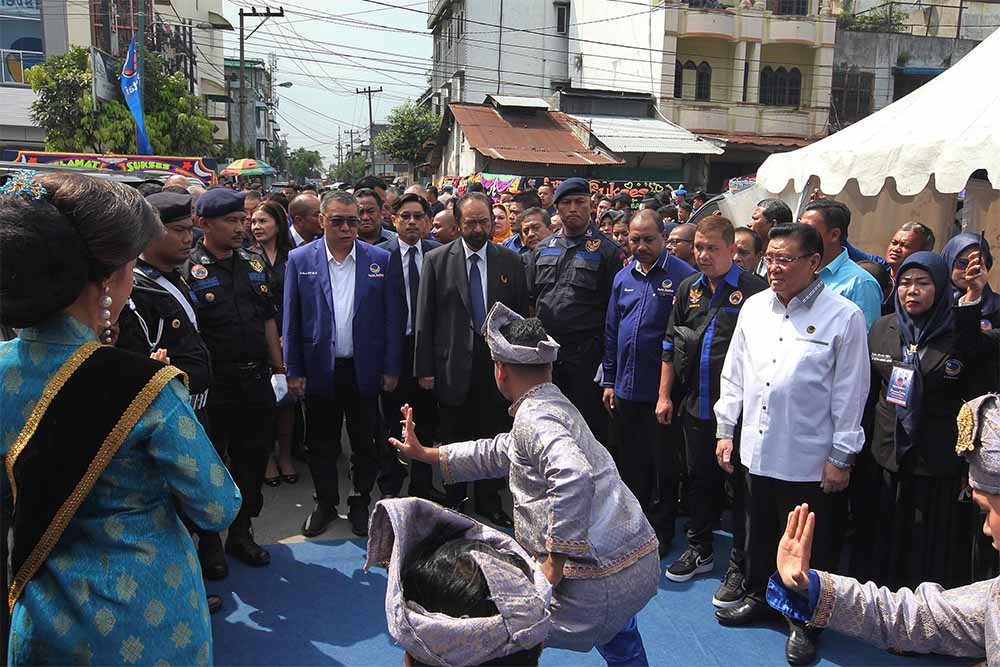 Surya Paloh Meresmikan Gedung DPW Partai NasDem Sumatera Utara