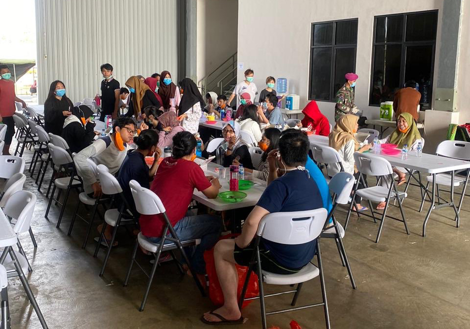 Aktivitas di Lokasi Karantina di Natuna