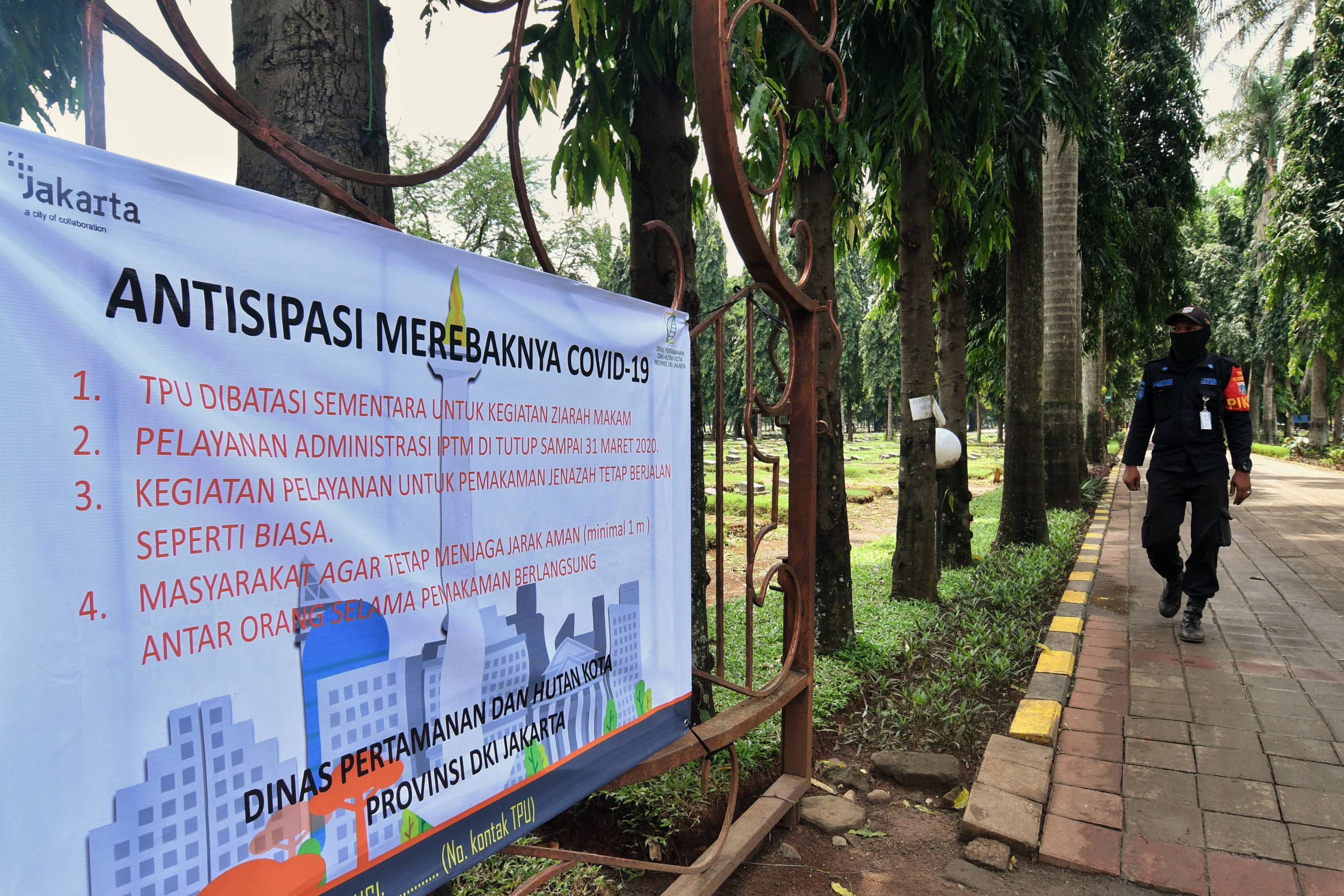 Dua TPU di Jakarta Disiapkan Untuk Korban Meninggal Covid-19