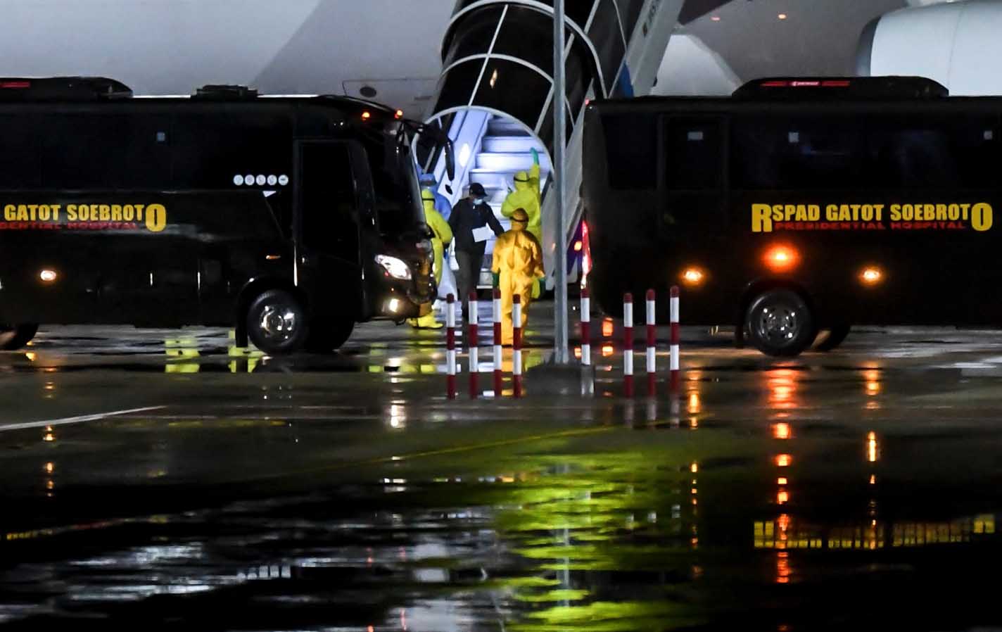 Debarkasi WNI Kru Kapal Diamond