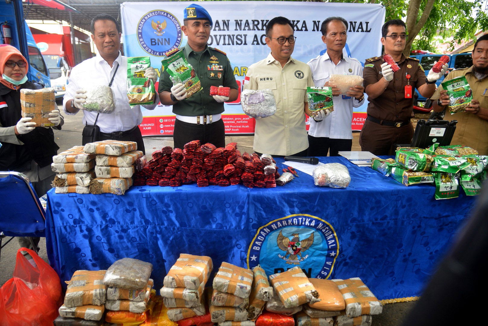 Pemusnahan Narkoba Asal Tiongkok