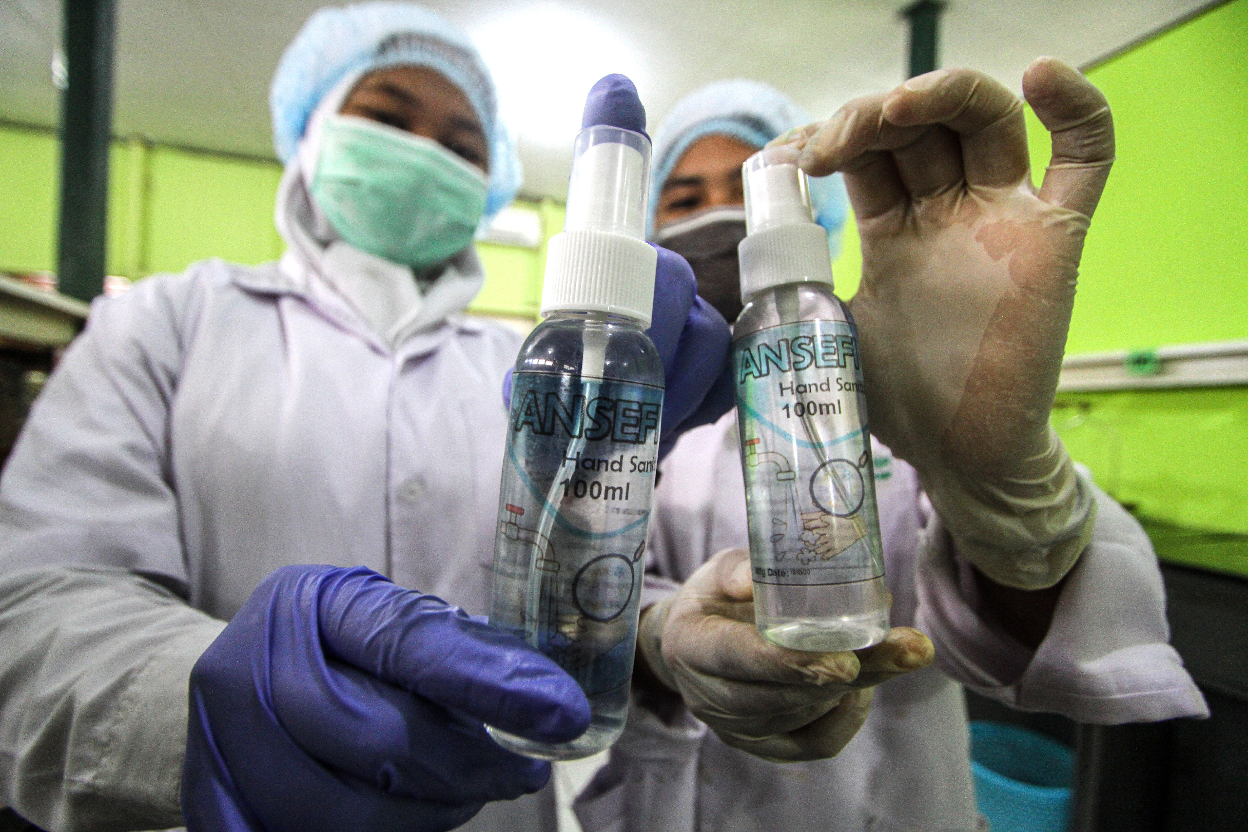 Cairan Antiseptik Buatan Siswa SMK