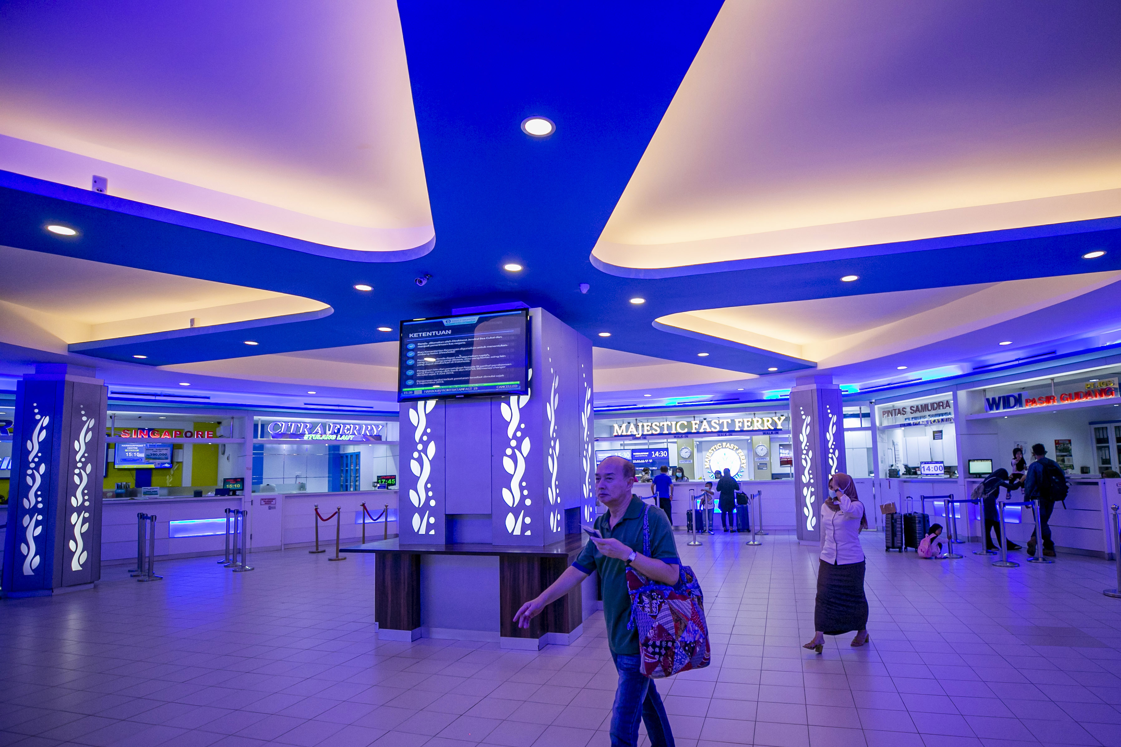 Pelabuhan Internasional di Batam Sepi