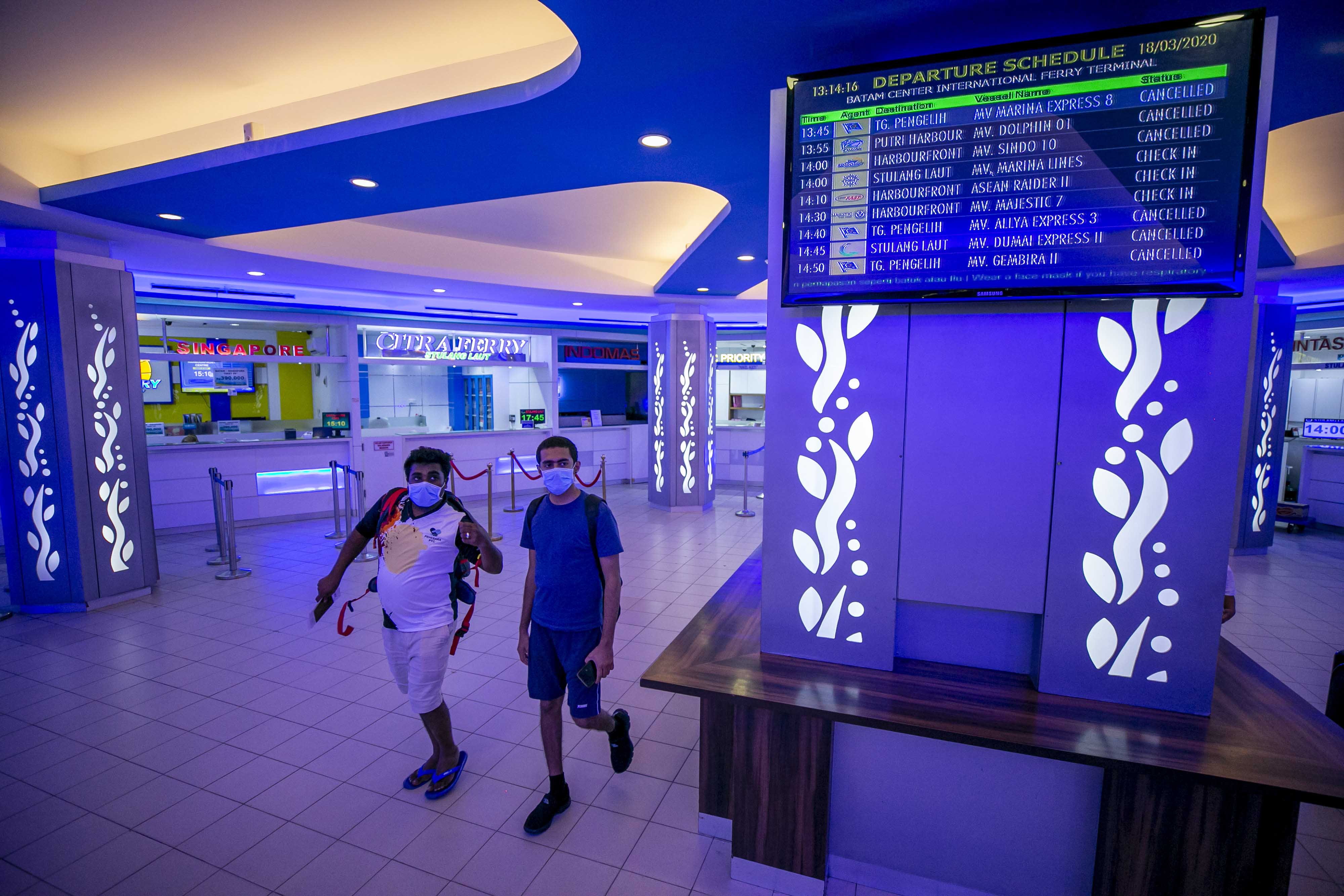 Pelabuhan Internasional di Batam Sepi