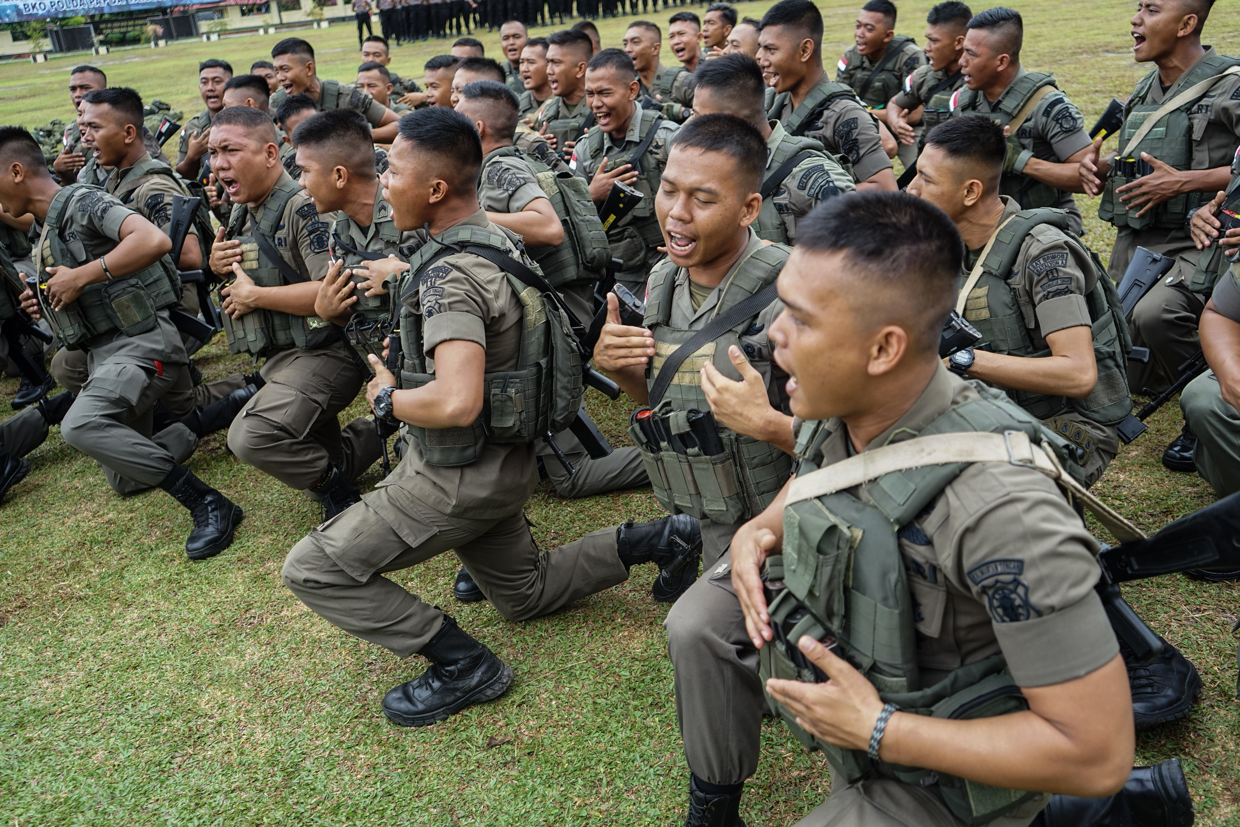 Pelepasan Pasukan Brimob Polda Kalteng
