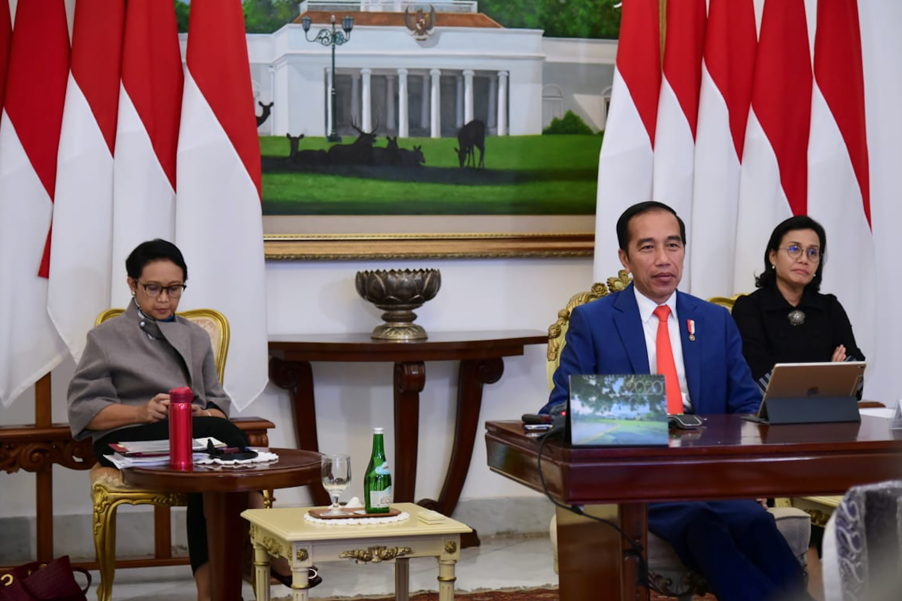 Presiden Jokowi KTT G20 Secara Virtual