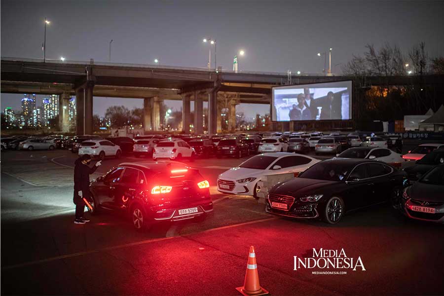 Bioskop Drive-in Cegah Penyebaran Korona di Korea Selatan