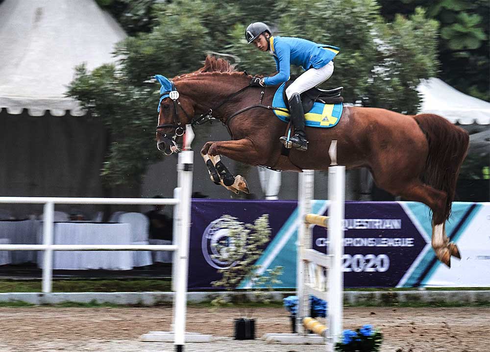 Aan Tampil Menawan di Liga Equestrian
