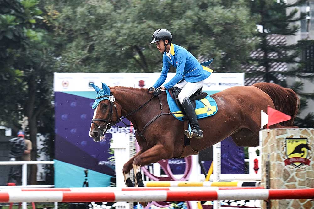 Aan Tampil Menawan di Liga Equestrian