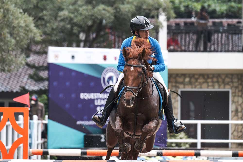 Aan Tampil Menawan di Liga Equestrian
