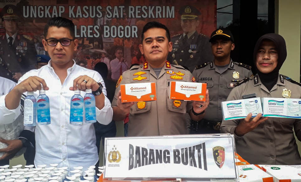 Ungkap Kasus Penimbunan Masker di Bogor