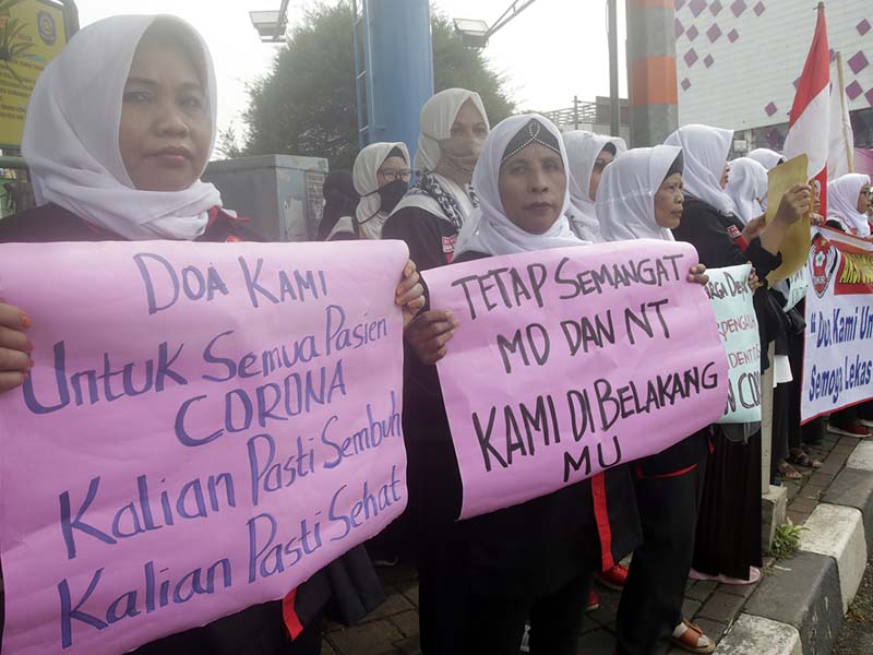 Aksi Simpatik Peduli Pasien Virus Korona