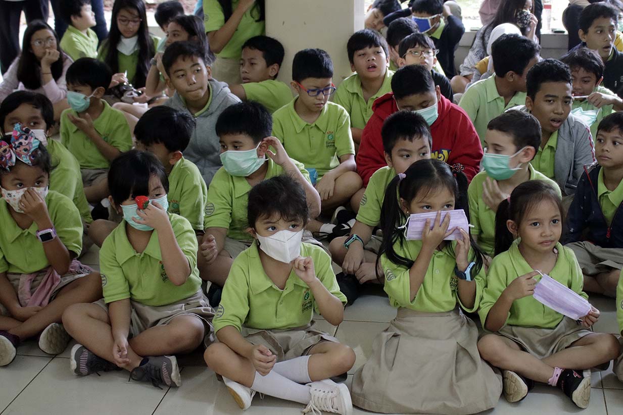 Sosialisasi Antisipasi Virus Korona di Sekolah