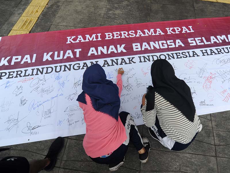 Aksi Dukung Penguatan KPAI