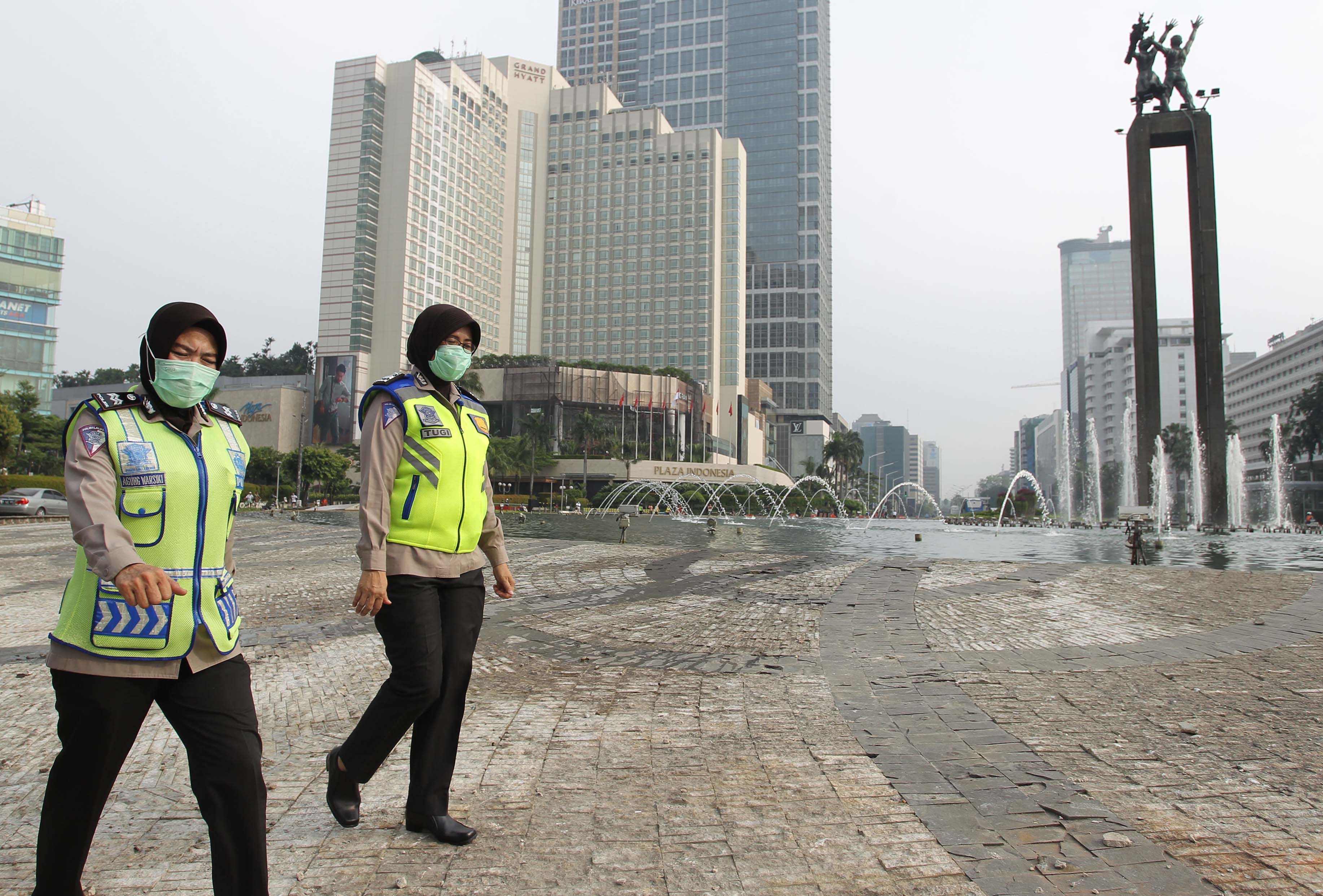 Warga Olahraga di Kawasan HI